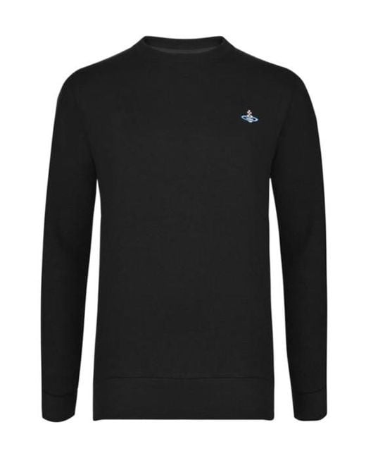 Vivienne Westwood Black Crew Neck Sweatshirt for men