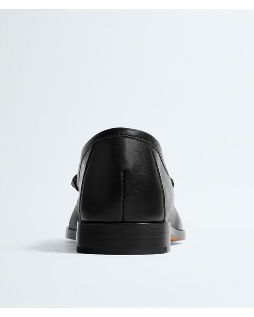 Bottega Veneta Black Silenzio Loafers