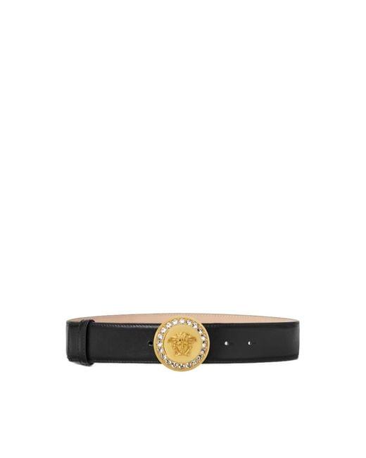Versace Multicolor La Medusa Embellished Belt