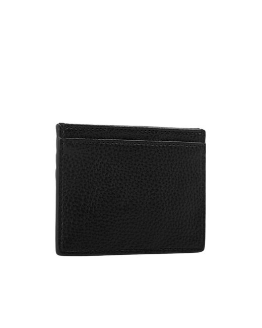 Vivienne Westwood Black Solid Color Card Holder