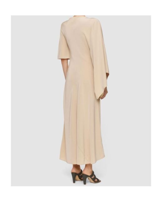 Joseph Natural Joya Ring-Detail Maxi Dress