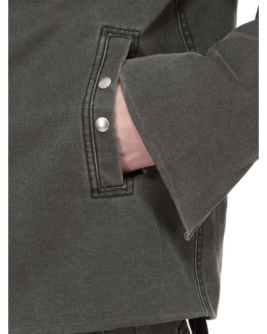 Rick Owens Gray Gimp Zipfront Jacket for men