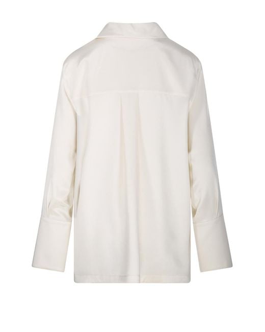 Max Mara White Dover Blouse
