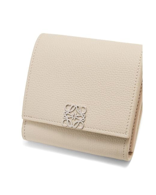 Loewe Natural Anagram Compact Flap Wallet