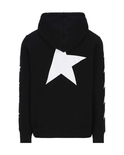 Golden Goose Deluxe Brand Black Star Alighiero Hoodie for men