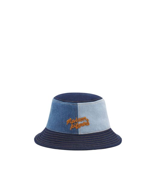 Maison Kitsuné Blue Logo Fisherman's Hat for men