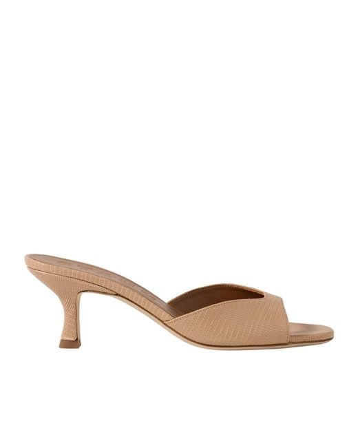 Staud Natural Brigitte High-Heeled Sandals