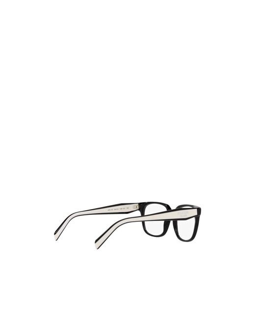 Prada White Logo Flat Mirror