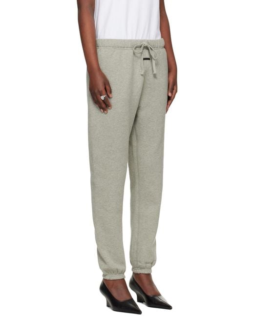 Fear Of God Gray Elastic Waist Sports Pants