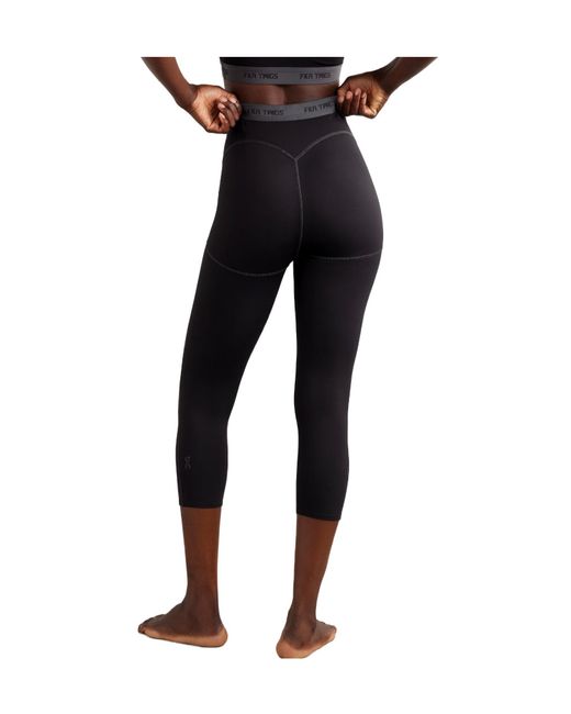 On Shoes Black Studio Stretch Recycled-Jersey Leggings