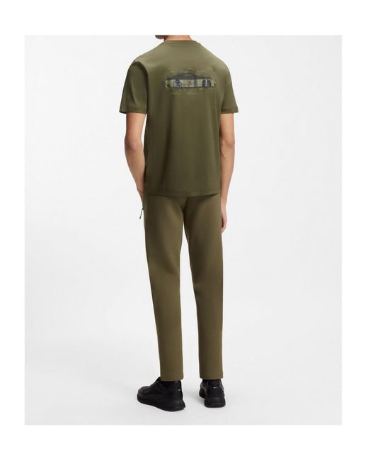 Boss Green X Porsche Logo-Print T-Shirt for men