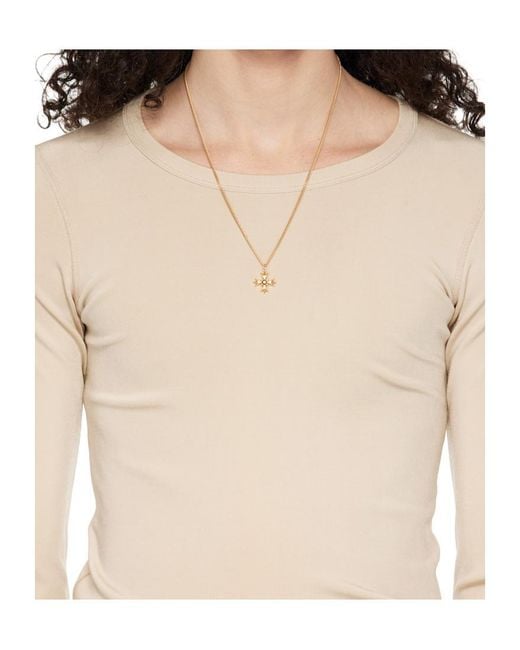 Emanuele Bicocchi White Badges And Crystal Necklace for men