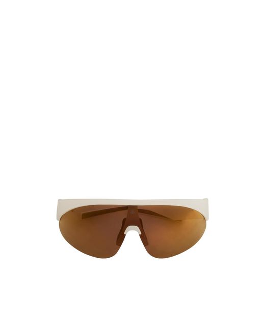 Moncler Brown Myrr Oval Sunglasses for men