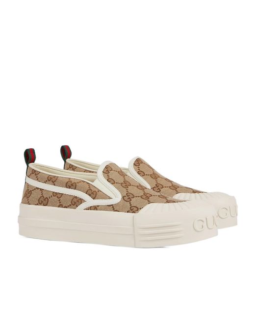 Gucci Natural Slip-On Sneaker