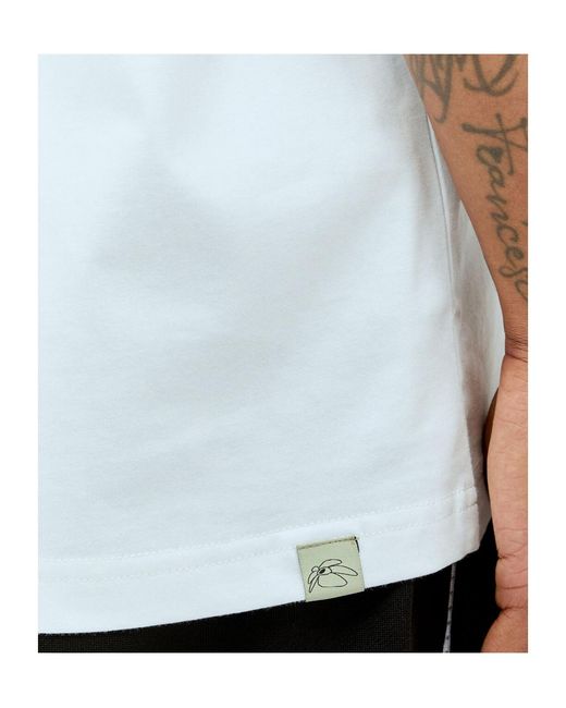 Pam White Print T-Shirt for men