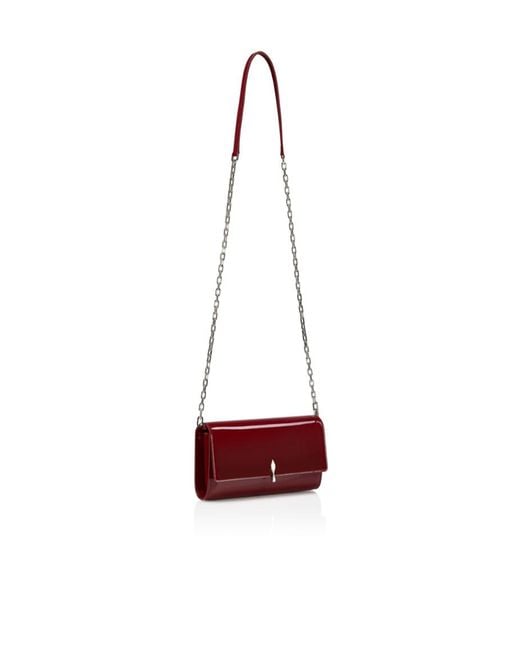 Christian Louboutin Red Bettina Wallet On Chain