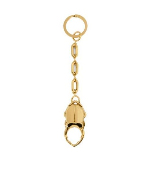 Loewe Metallic Scarab Bag Charm