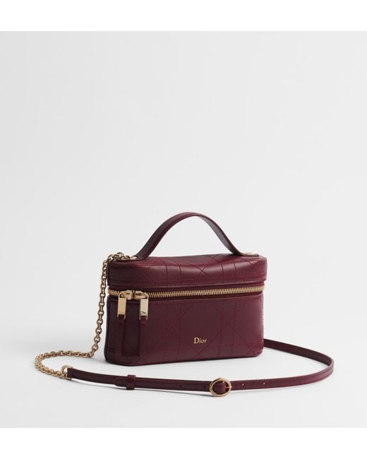 Dior Purple Minibolso Trianon Soft Vanity