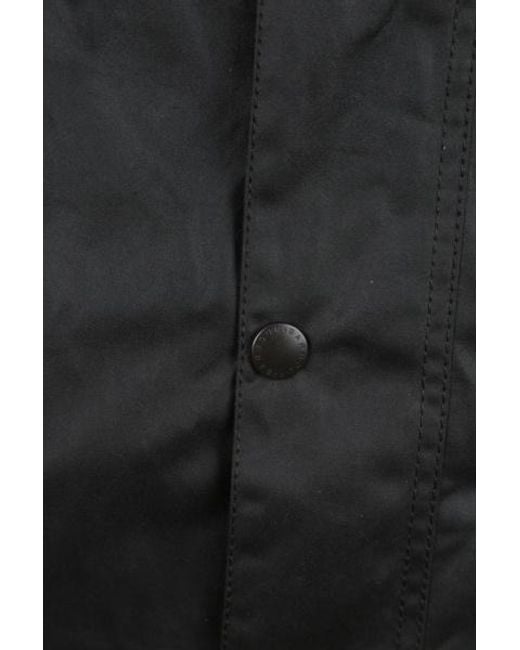 Barbour Black Bedale Waxed Jacket for men