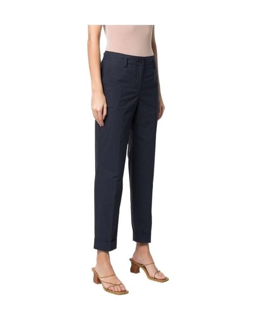 P.A.R.O.S.H. Blue Logo Casual Pants