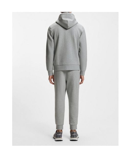 Boss Gray Hooded Sweatshirt for men