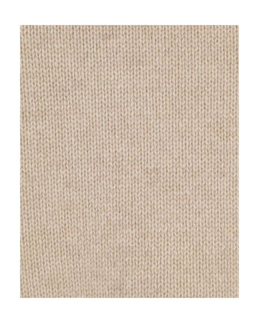 Isabel Marant Natural Loose-Fit Turtleneck Knitted Jumper
