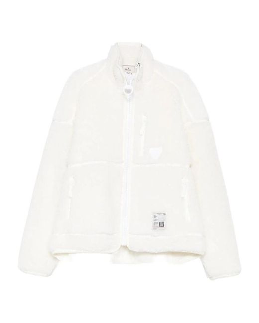Maison Mihara Yasuhiro White Long-Sleeve Jacket for men