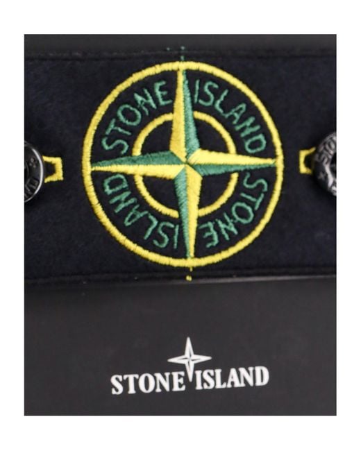 Stone Island Gray Compass-Badge Bomber Jacket for men