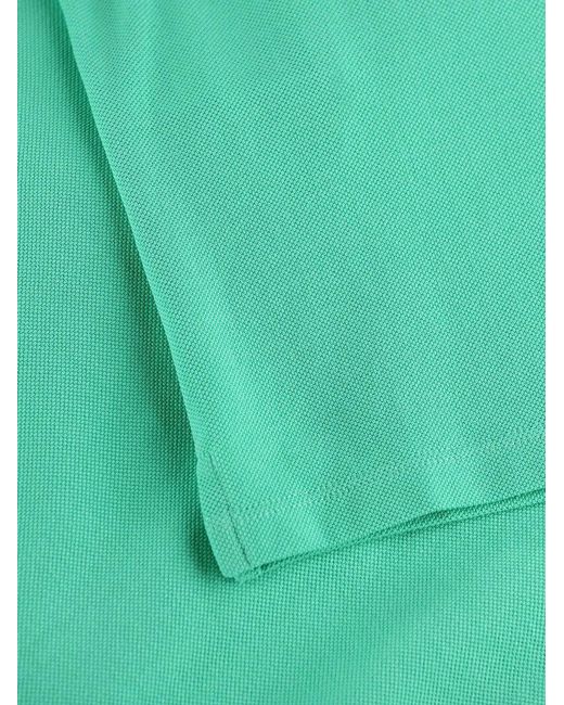 Miu Miu Green Logo Piqué Polo T-Shirt