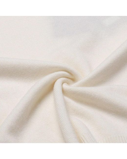 Max Mara White Furio Round Neck Sweater