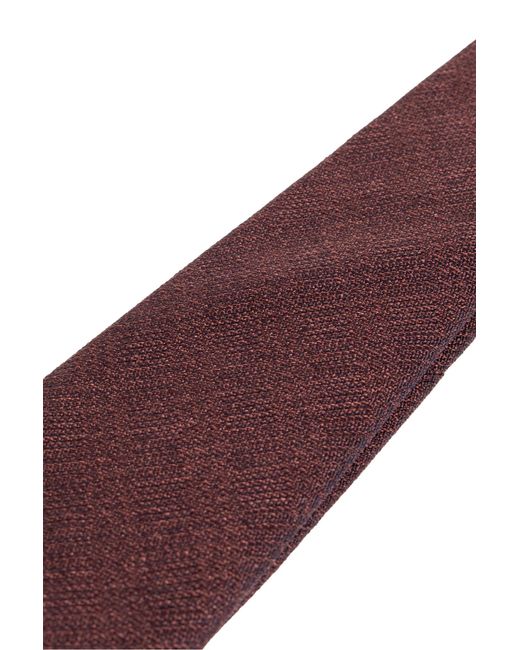 Etro Purple Textured Tie for men