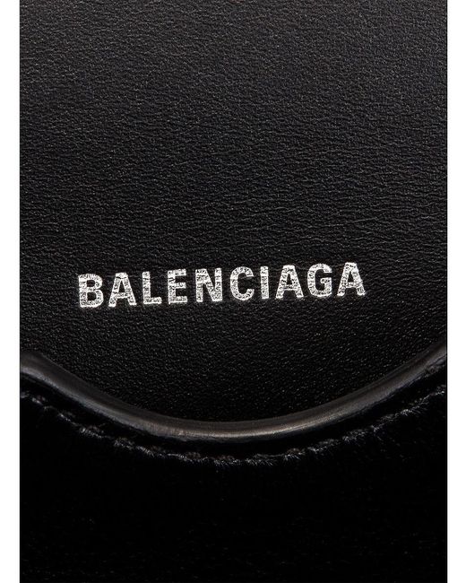 Balenciaga Black Logo Shoulder Bag