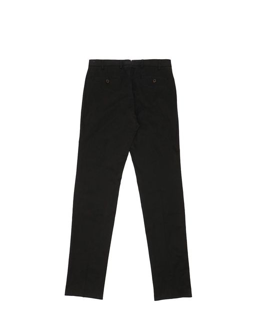 Ferragamo Black Straight Casual Pants for men
