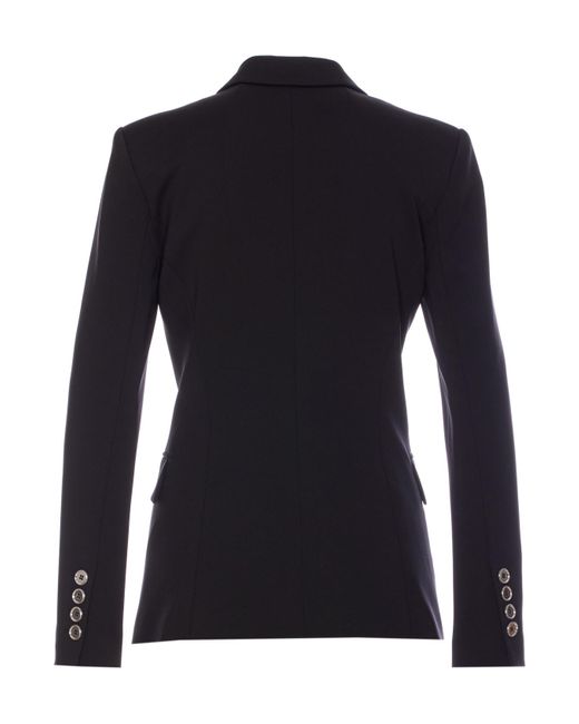 Pinko Blue Single-Breasted Blazer