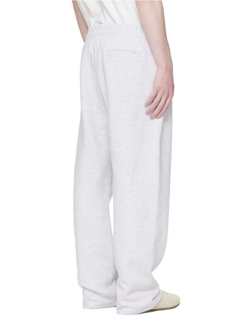 Entire studios White Elastic Waist Sports Pants for men