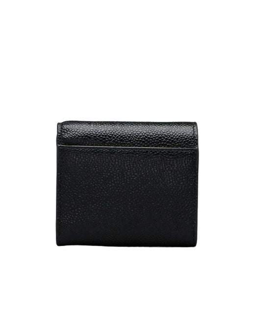 Thom Browne Black Rwb Stripe Folded Wallet for men