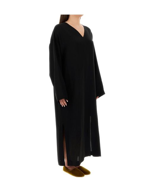 The Row Black Heloise Dress