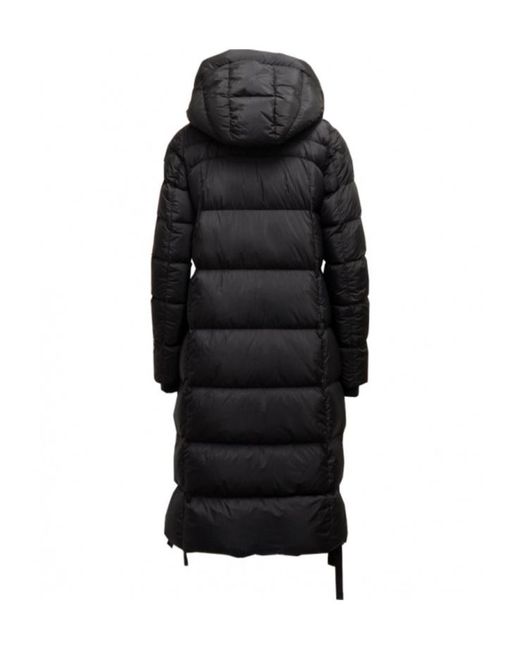 Parajumpers Black Long Down Jacket