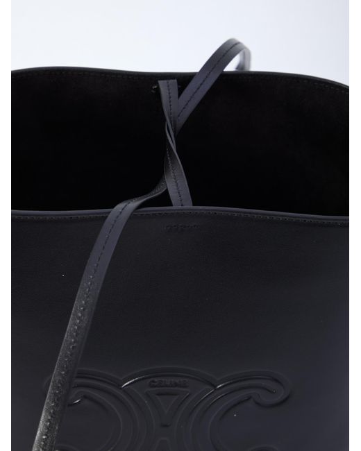 Céline Black Logo Shoulder Bag for men