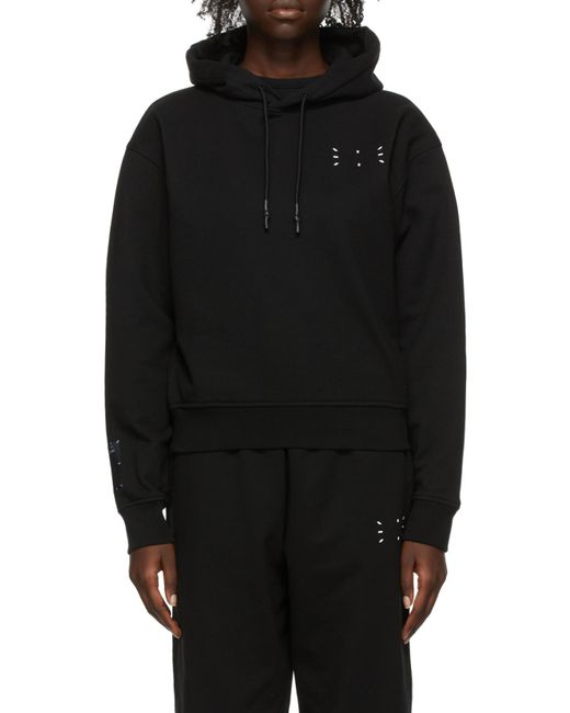 McQ Alexander McQueen Black Graphic-Print Hoodie