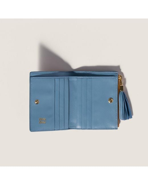 Miu Miu Brown Small Bi-Fold Wallet