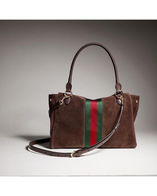 Gucci Brown Paparazzo Medium Top Handle Bag