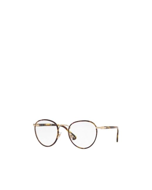 Persol White Round-Frame Glasses for men