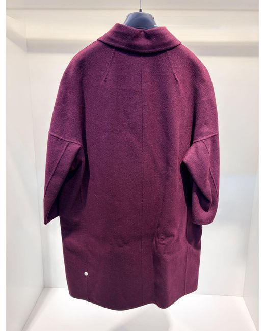 Weekend by Maxmara Purple Single Breasted Coat