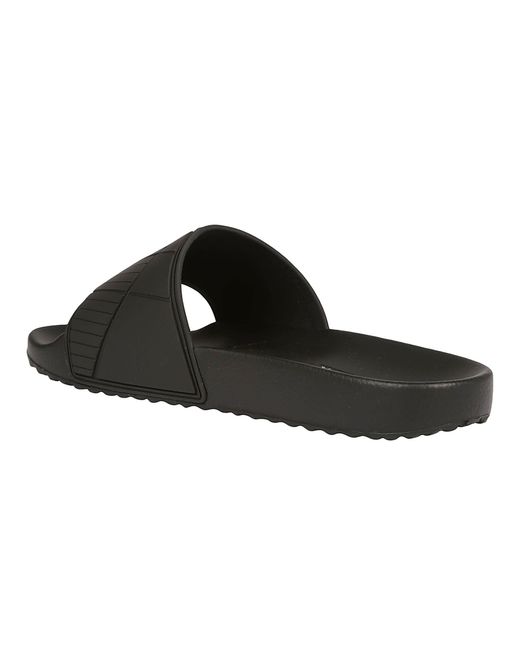 Prada Black Logo Slippers for men