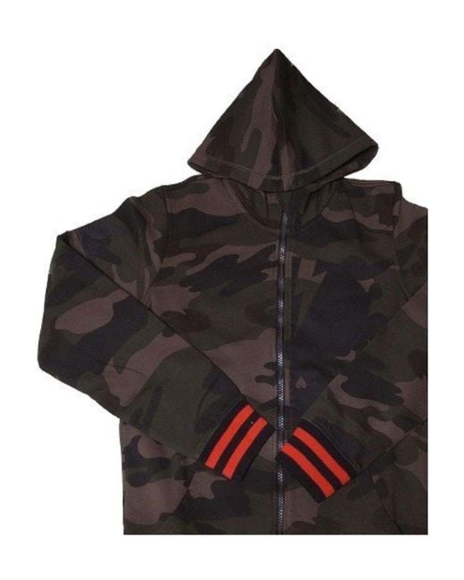 Hydrogen Black Camouflage With Hat Casual Jacket for men