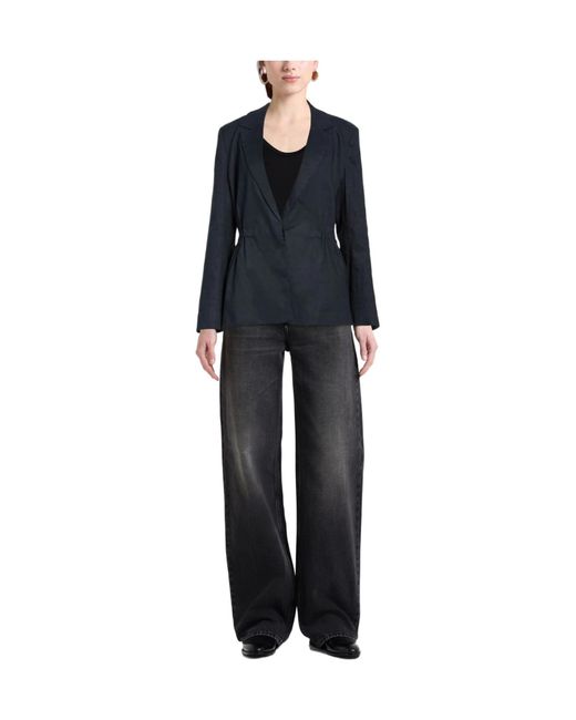 Rag & Bone Blue Simple Single- Blazer