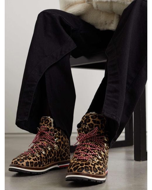 Moncler Brown Blanche Short Boots