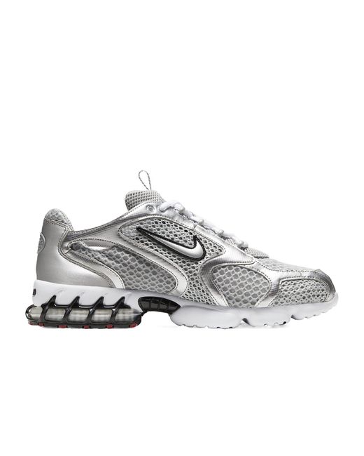 Nike Gray Air Zoom Spiridon Cage 2 Sneakers for men
