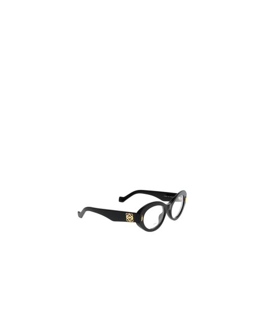 Loewe White Anagram Cat-Eye Frame Glasses